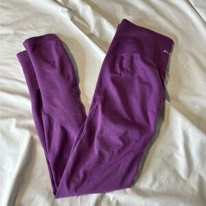 Alphalete Revive High Rise Leggings Purple Noir
